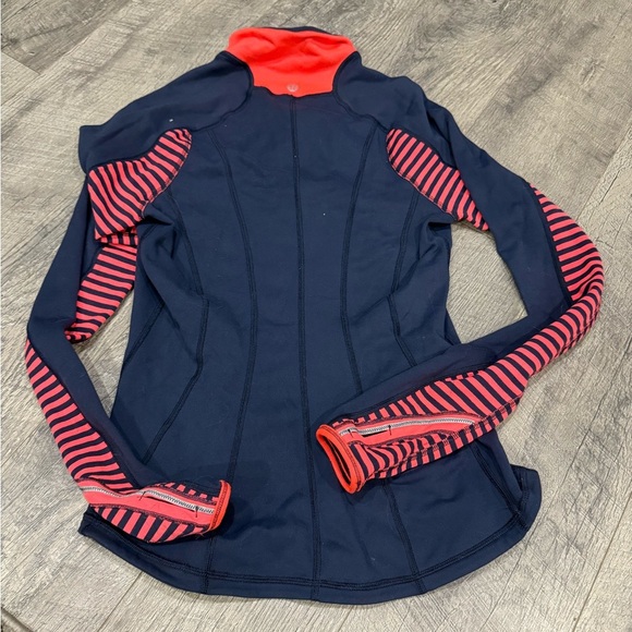 lululemon athletica orange and Navy Sweatshirt - reversible - Picture 3 of 3